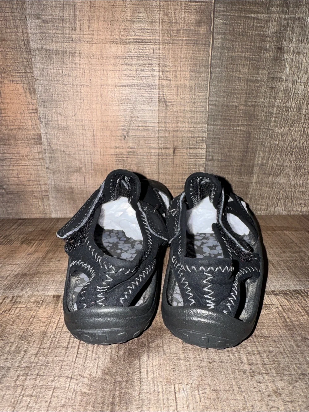 Nike Black Kids' Hook-and-Loop Sport Sandals